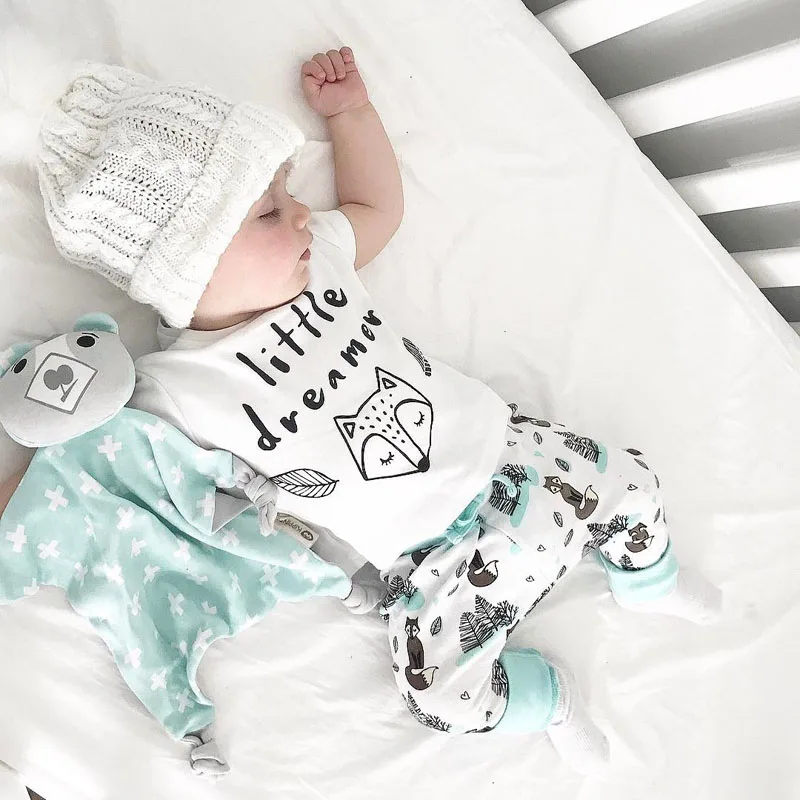 Emmababy Fashion Newborn Baby girl Clothes set little Boys Outfits dreamer T-shirt Tops + Pants Baby Clothing Set 0-24M
Emmababy Fashion Newborn Baby girl Clothes set little Boys Outfits dreamer T-shirt Tops + Pants Baby Clothing Set 0-24M