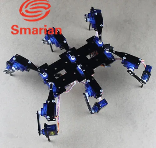 Official smarian 1 Set Diy Spider Robot 18 DOF Six Feet/Leg Hexapod 4 RC Mini Robotic Frame
Official smarian 1 Set Diy Spider Robot 18 DOF Six Feet/Leg Hexapod 4 RC Mini Robotic Frame
