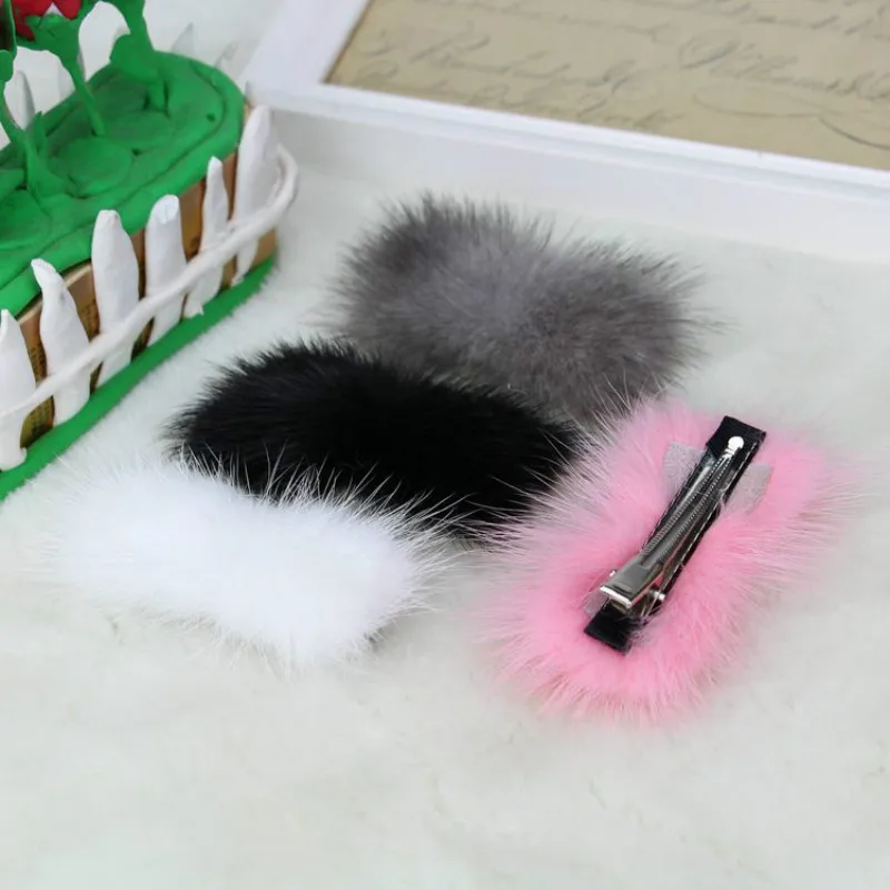 100% Real Fur mink hairpin horizontal folder fur spring clip plush hairpin boutiques headdress korean headband
100% Real Fur mink hairpin horizontal folder fur spring clip plush hairpin boutiques headdress korean headband