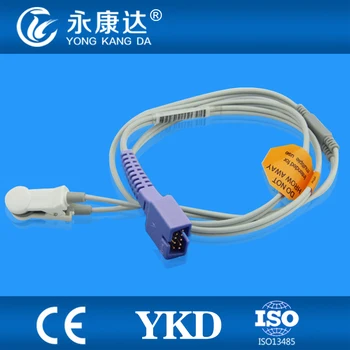 Nellcor (OXI-TECH) ear clip spo2 sensor,length 3 meter/9pin spo2 probe,medical TPU cable
Nellcor (OXI-TECH) ear clip spo2 sensor,length 3 meter/9pin spo2 probe,medical TPU cable