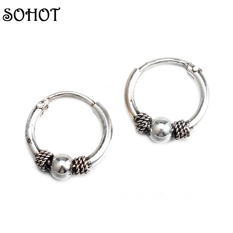 SOHOT Punk Tiny Round Hoop Earrings For Women Boho Retro Silver Color Ethnic Copper Jewelry Party Bijoux Brincos Nickel Free
SOHOT Punk Tiny Round Hoop Earrings For Women Boho Retro Silver Color Ethnic Copper Jewelry Party Bijoux Brincos Nickel Free