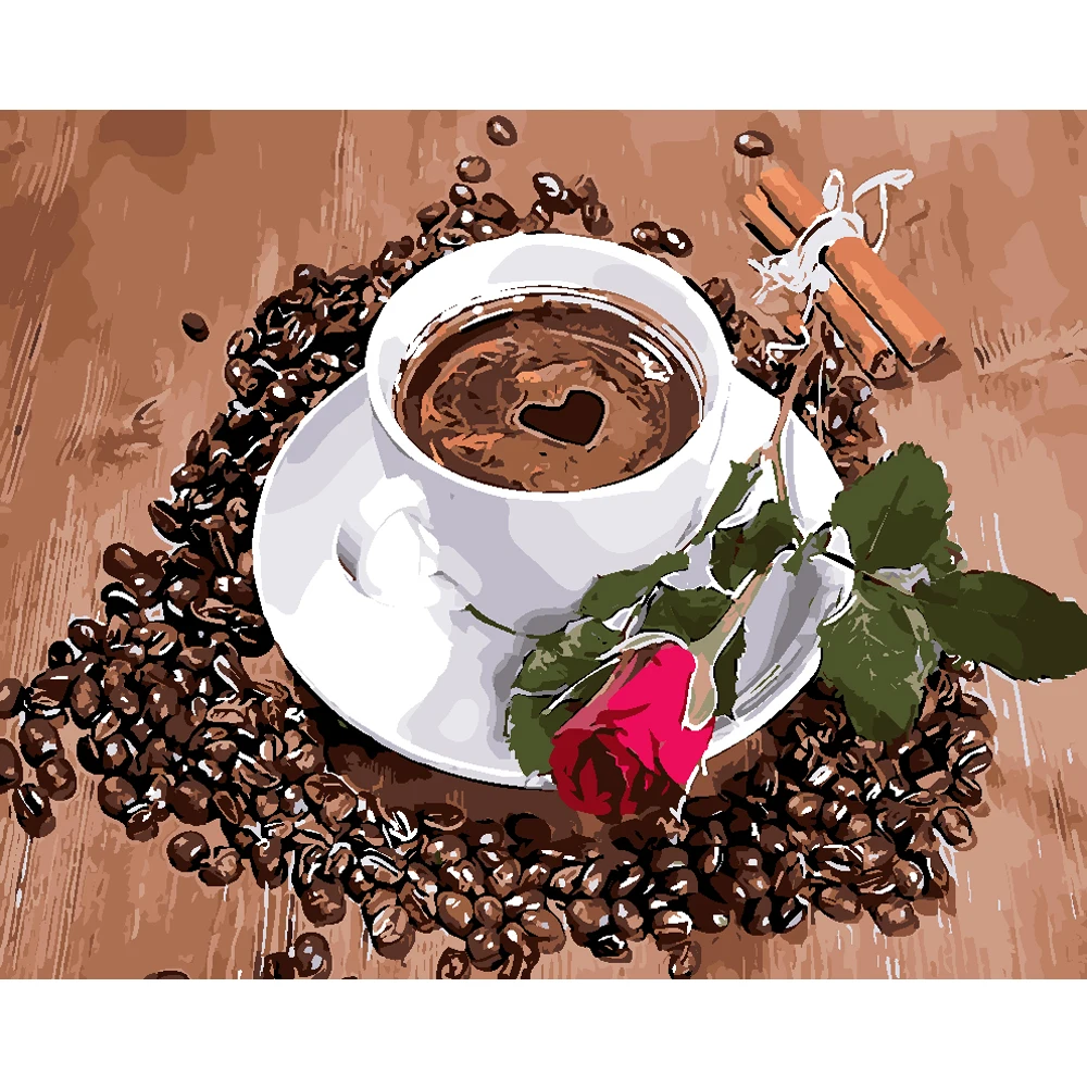 DIY PBN Arcylic Painting Coffee Pictures By Numbers On Canvas Framed Wall Pictures Art For Living Room Home Decoration
DIY PBN Arcylic Painting Coffee Pictures By Numbers On Canvas Framed Wall Pictures Art For Living Room Home Decoration