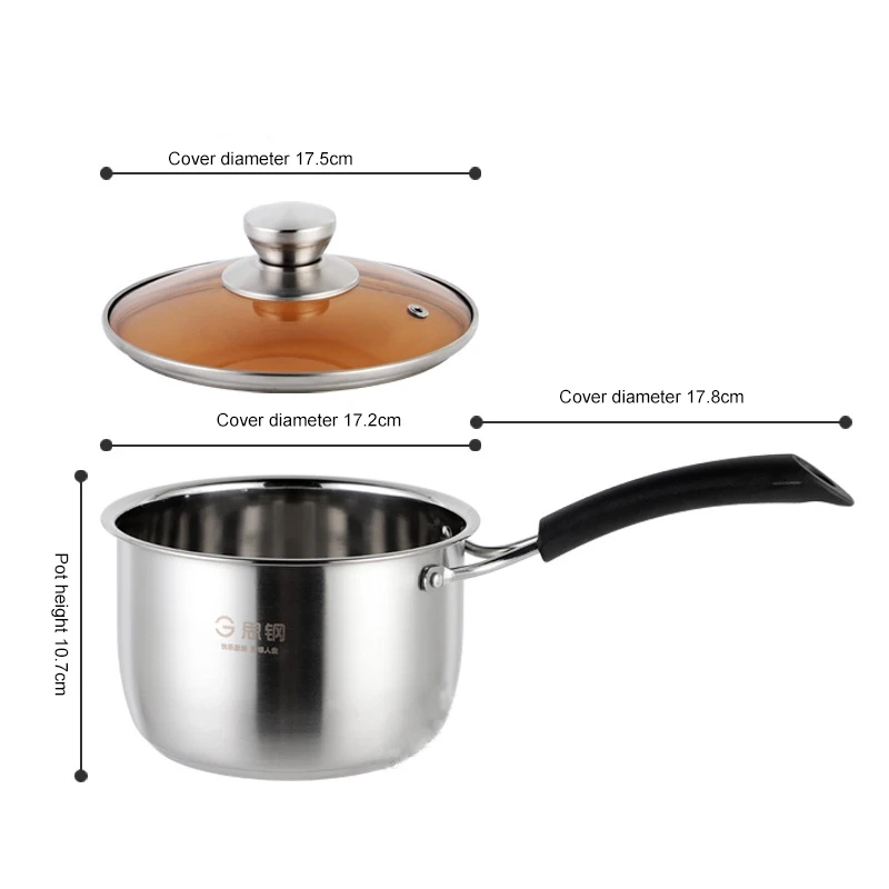 Korean Single-Handled Soup Stew Pot Ultra-Thick Sanding Non-Magnetic Bottom Non-Stick Ramen Pot Home Kitchen Essential Gadgets
Korean Single-Handled Soup Stew Pot Ultra-Thick Sanding Non-Magnetic Bottom Non-Stick Ramen Pot Home Kitchen Essential Gadgets