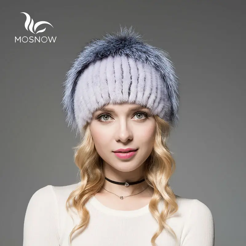 New Winter Caps Female Genuine Mink Fur With Fox Striped Elegant Knitted High Quality Thick Warm Woman Winter Hat Bonnet
New Winter Caps Female Genuine Mink Fur With Fox Striped Elegant Knitted High Quality Thick Warm Woman Winter Hat Bonnet