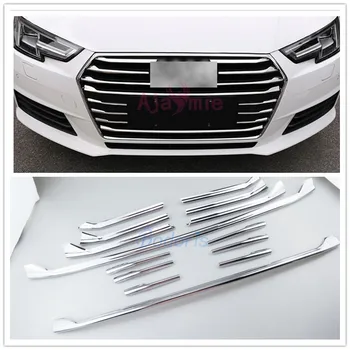 14pcs/lot Accessories For Audi A4 2016 2017 Front Grille Trim Bumper Cover Mirror Surface ABS Chrome Car Styling
14pcs/lot Accessories For Audi A4 2016 2017 Front Grille Trim Bumper Cover Mirror Surface ABS Chrome Car Styling