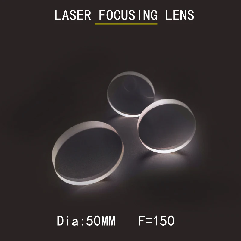 Weimeng Dia 50mm F=150 laser focus lens optical mirrors H-K9L material 1064AR Plano-convex For cutting welding marking Machine
Weimeng Dia 50mm F=150 laser focus lens optical mirrors H-K9L material 1064AR Plano-convex For cutting welding marking Machine