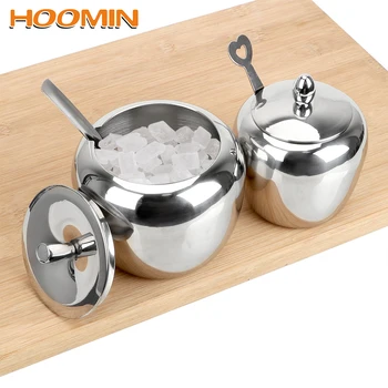 HOOMIN Apple Sugar Bowl Condiment Pot Spice Container Seasoning Jar Stainless Steel With Lid and Spoon Kitchen Accessories
HOOMIN Apple Sugar Bowl Condiment Pot Spice Container Seasoning Jar Stainless Steel With Lid and Spoon Kitchen Accessories
