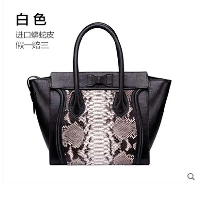 gete new New snakeskin women's bag genuine leather handbag wing bag imported python genuine snakeskin women's handbag
gete new New snakeskin women's bag genuine leather handbag wing bag imported python genuine snakeskin women's handbag
