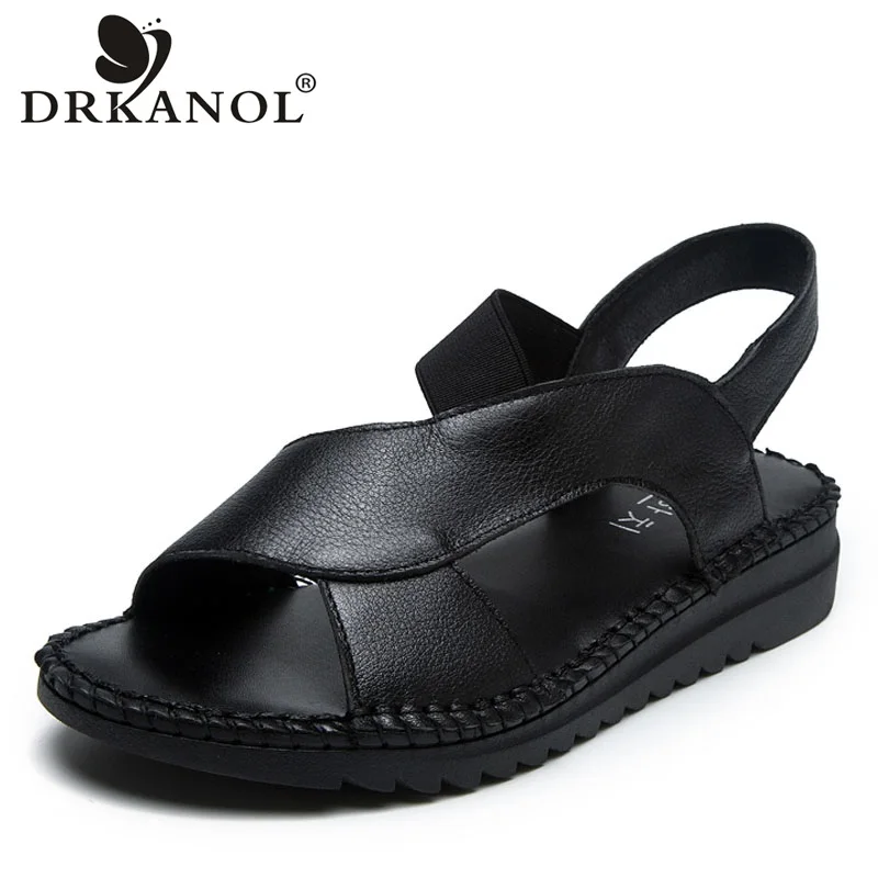 Босоножки женские DRKANOL, натуральная кожа, без застежки, открытый носок, плоская подошва, сандалии-гладиаторы, ручная работа, черный цвет, лето
Босоножки женские DRKANOL, натуральная кожа, без застежки, открытый носок, плоская подошва, сандалии-гладиаторы, ручная работа, черный цвет, лето