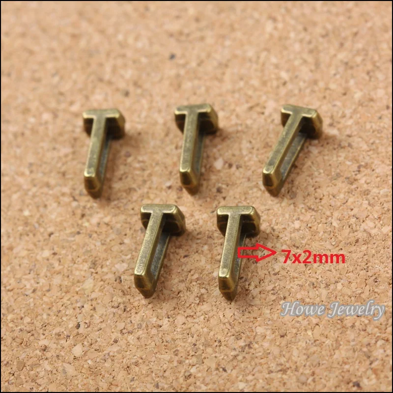 Wholesale 225 pcs Vintage Charms Letter T Antique bronze Fit Leather leather slide rope bracelet jewelry production 10082
Wholesale 225 pcs Vintage Charms Letter T Antique bronze Fit Leather leather slide rope bracelet jewelry production 10082