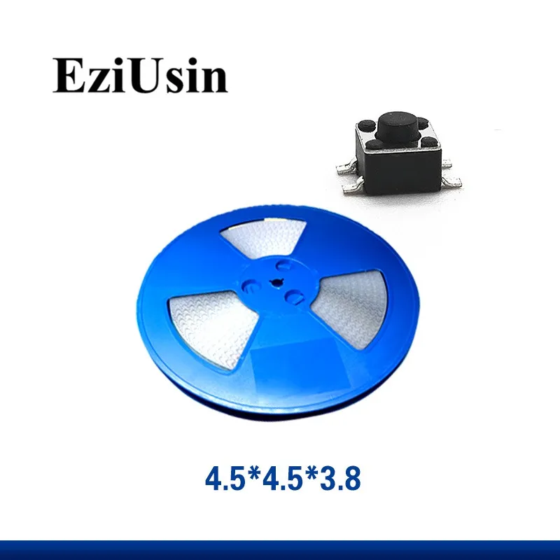 2000pcs In Tape One Reel TS-C015 Micro Switch 4.5*4.5*3.8 Tactile Tact Push Button SMT 4.5x4.5 keyboard Switches
2000pcs In Tape One Reel TS-C015 Micro Switch 4.5*4.5*3.8 Tactile Tact Push Button SMT 4.5x4.5 keyboard Switches