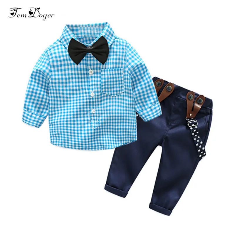 Tem Doge Baby Boy Clothing sets 2018 Newborn boys long sleeve Tie Shirt+Overall 2PCS Outfits Formal Sets Infant Bebes Party Suit
Tem Doge Baby Boy Clothing sets 2018 Newborn boys long sleeve Tie Shirt+Overall 2PCS Outfits Formal Sets Infant Bebes Party Suit