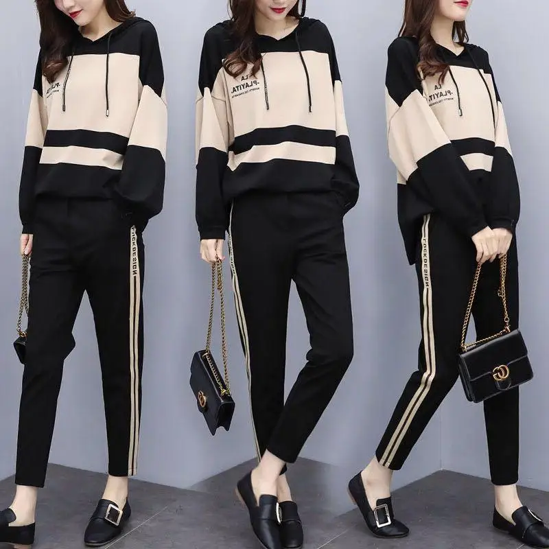 2019 Autumn Two Piece Sets Outfits Women Plus Size Hooded Sweatshirt And Pants Suits Casual Fashion Sport Suits Tracksuits
2019 Autumn Two Piece Sets Outfits Women Plus Size Hooded Sweatshirt And Pants Suits Casual Fashion Sport Suits Tracksuits