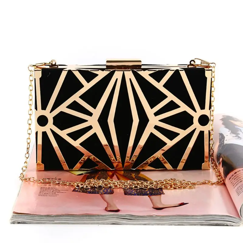 Geometric Women Clutch Bag Box Evening Party bags Chain Shoulder Purse Evening Bag For New Year Christmas Gift purses and handba
Geometric Women Clutch Bag Box Evening Party bags Chain Shoulder Purse Evening Bag For New Year Christmas Gift purses and handba
