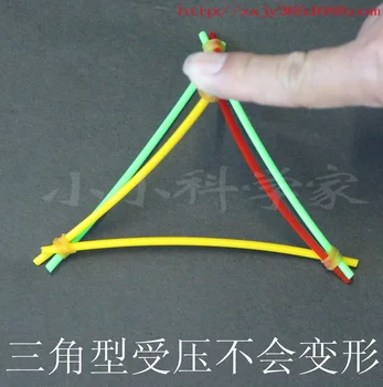 fun Physical Science experiments Triangular stability equipment Principles of mechanics not easily deformed under pressure
fun Physical Science experiments Triangular stability equipment Principles of mechanics not easily deformed under pressure