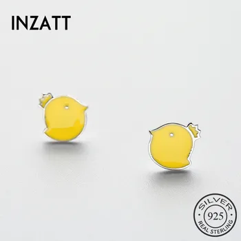 INZATT Enamel Yellow Brid Stud Earrings Cute Chicken Real 925 Sterling Silver For Women Accessories Fine Jewelry Fashion Gift
INZATT Enamel Yellow Brid Stud Earrings Cute Chicken Real 925 Sterling Silver For Women Accessories Fine Jewelry Fashion Gift