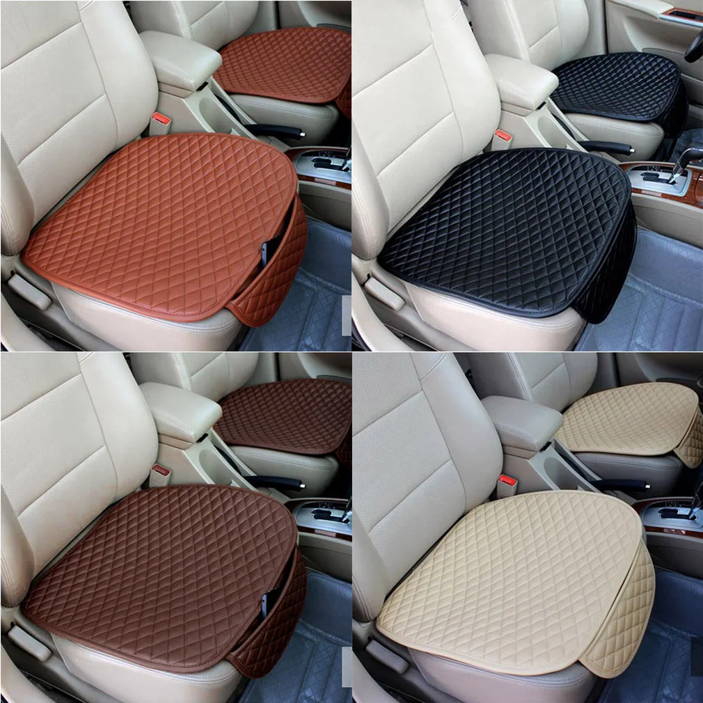Rhombus black/coffee/beige/orange Pu Leather Car Front Seat Cushion Universal Pad Comfort Soft Free Tied Seat Covers
Rhombus black/coffee/beige/orange Pu Leather Car Front Seat Cushion Universal Pad Comfort Soft Free Tied Seat Covers
