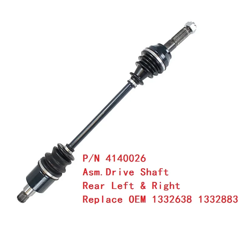 CV Axle Drive shaft Rear CV Joint Plunging For POLARIS RANGER RZR S 800 RANGER RZR 4 800 MILITARY RZR S SW 800 1332638 1332883
CV Axle Drive shaft Rear CV Joint Plunging For POLARIS RANGER RZR S 800 RANGER RZR 4 800 MILITARY RZR S SW 800 1332638 1332883