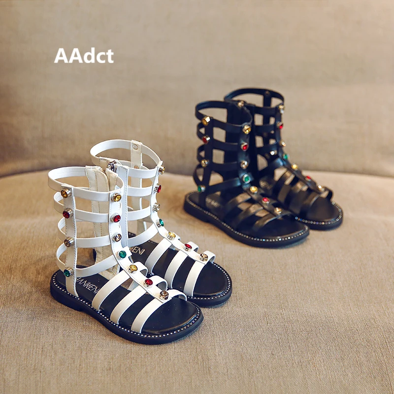AAdct little girls sandals fashion summer new Rome Gladiatus kids sandals for girls Brand children shoes rivet Princess
AAdct little girls sandals fashion summer new Rome Gladiatus kids sandals for girls Brand children shoes rivet Princess