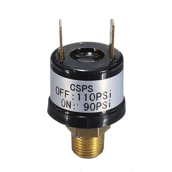 New 1Pc 12V 3.5A Trumpet Train Horn Air Compressor Pressure Switch Rated 90 to 110 PSI
New 1Pc 12V 3.5A Trumpet Train Horn Air Compressor Pressure Switch Rated 90 to 110 PSI