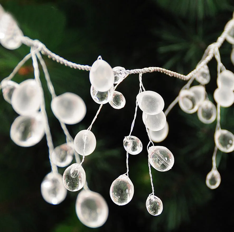 1.4 Meters Clear White Grape-shaped Cluster Garland For Christmas Holiday Party Birthday Baby Shower Venue Hanging Decoration
1.4 Meters Clear White Grape-shaped Cluster Garland For Christmas Holiday Party Birthday Baby Shower Venue Hanging Decoration