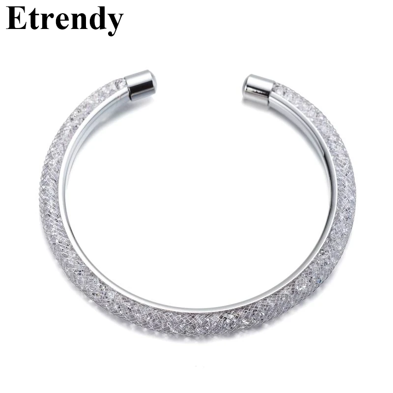 Crystal Mesh Net Cuff Bracelets & Bangles For Women 2019 Fashion Jewelry Wholesale Open Bracelet Gift
Crystal Mesh Net Cuff Bracelets & Bangles For Women 2019 Fashion Jewelry Wholesale Open Bracelet Gift