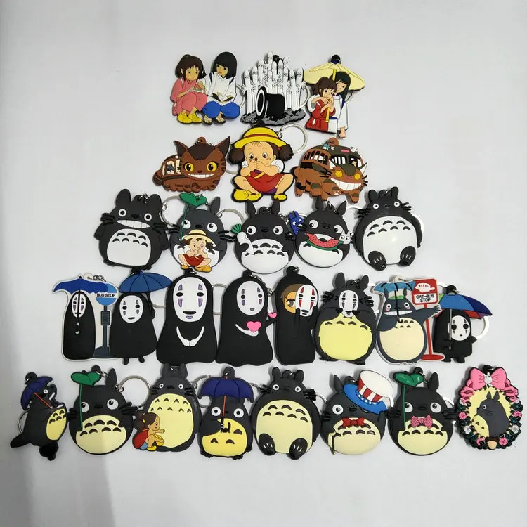 Anime Action Figure Totoro Spirited Away Ogino Chihiro Cat Mei No Face Man Rubber Bag Xmas Gift Pendant Kawaii Keychain Toy 
Anime Action Figure Totoro Spirited Away Ogino Chihiro Cat Mei No Face Man Rubber Bag Xmas Gift Pendant Kawaii Keychain Toy