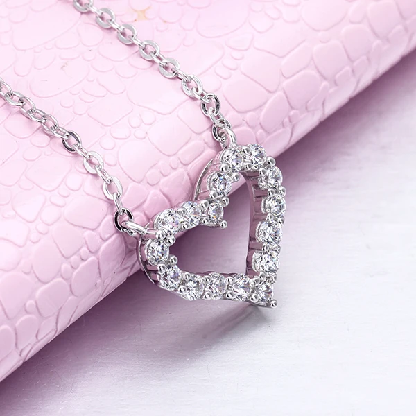 Cheestar Gems 925 Sterling Silver Women Heart Necklace Engagement Cubic Zircon Ladies Pendant Necklaces Free Shipping
Cheestar Gems 925 Sterling Silver Women Heart Necklace Engagement Cubic Zircon Ladies Pendant Necklaces Free Shipping