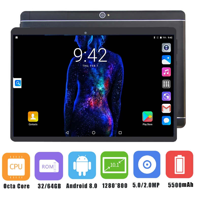 2019 Newest DHL Free 10 inch Tablet PC Octa Core 4GB RAM 64GB ROM Android 8.0 GPS 1280*800 IPS 3G 4G Tablet 10.1"+Gifts
2019 Newest DHL Free 10 inch Tablet PC Octa Core 4GB RAM 64GB ROM Android 8.0 GPS 1280*800 IPS 3G 4G Tablet 10.1"+Gifts
