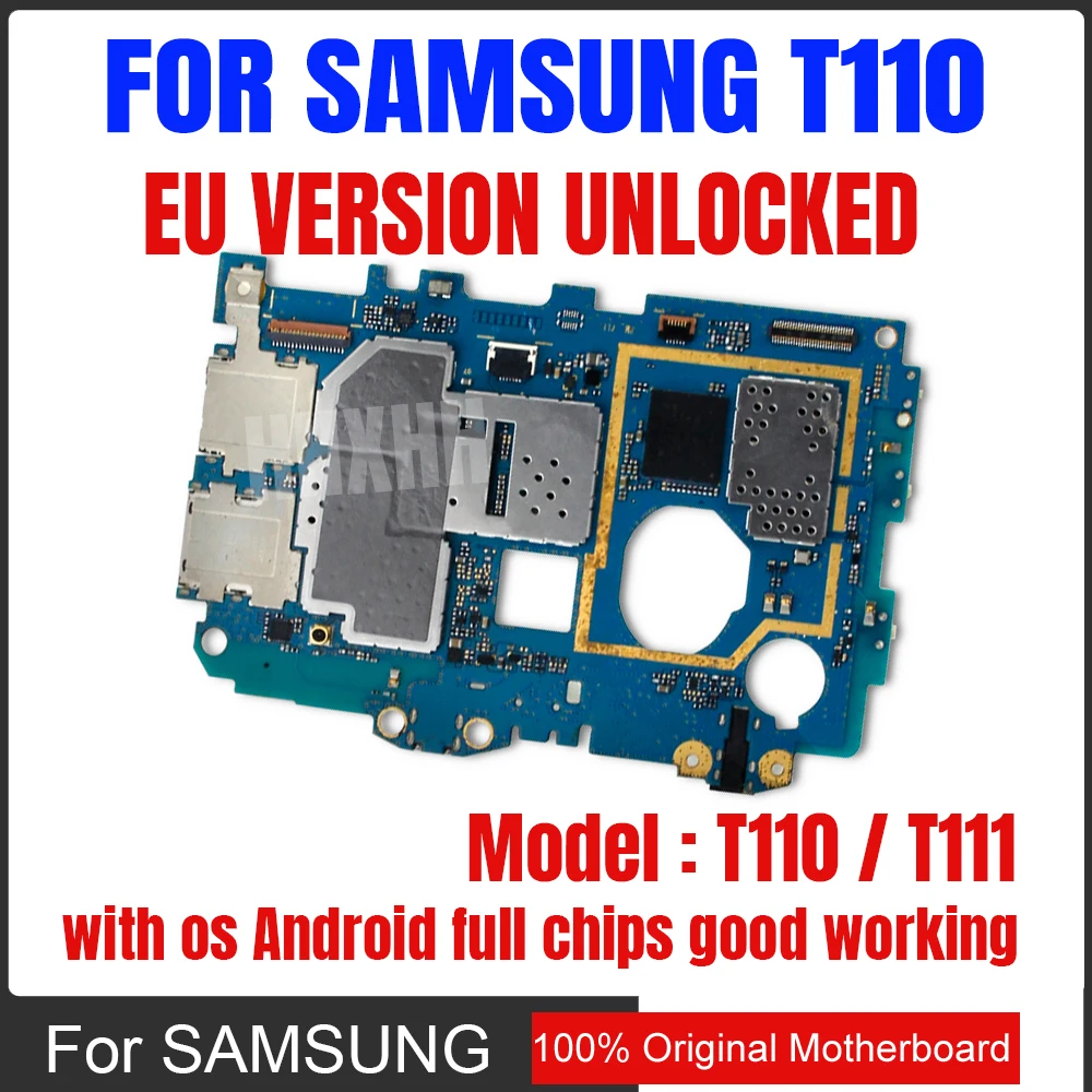 Original Unlocked Motherboard For Samsung Galaxy Tab 3 Lite 7.0 T110 T111 Logic Main Board Disassemble Used For T110 Motherboard
Original Unlocked Motherboard For Samsung Galaxy Tab 3 Lite 7.0 T110 T111 Logic Main Board Disassemble Used For T110 Motherboard