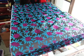 chinese silk brocade woven damask fabric cheongsam cushion black back blue leaf purple flowers
chinese silk brocade woven damask fabric cheongsam cushion black back blue leaf purple flowers