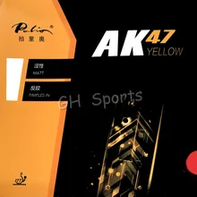 Palio AK 47 AK47 AK-47 YELLOW Matt Pips in Rubber With Sponge Ping Pong Rubber for Table Tennis Bat 2.2mm H42-44
Palio AK 47 AK47 AK-47 YELLOW Matt Pips in Rubber With Sponge Ping Pong Rubber for Table Tennis Bat 2.2mm H42-44