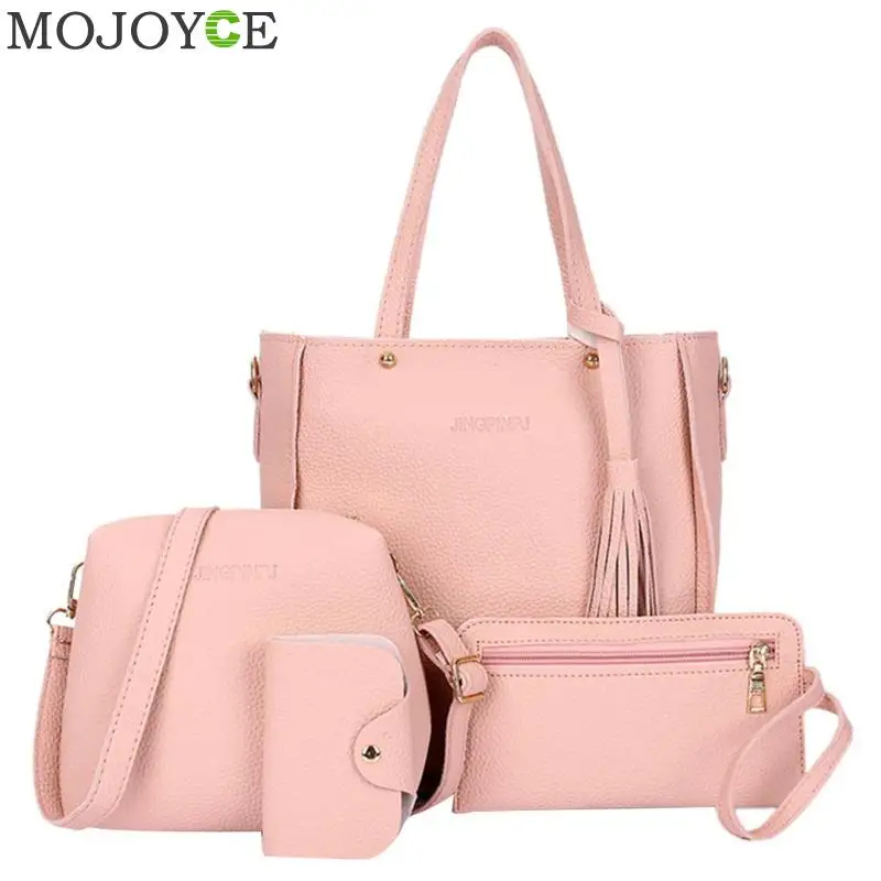 4pcs/set Woman Bags 2019 New Fashion Four-Piece Shoulder Bag Casualt Tote Messenger Bag Purse Handbag
4pcs/set Woman Bags 2019 New Fashion Four-Piece Shoulder Bag Casualt Tote Messenger Bag Purse Handbag
