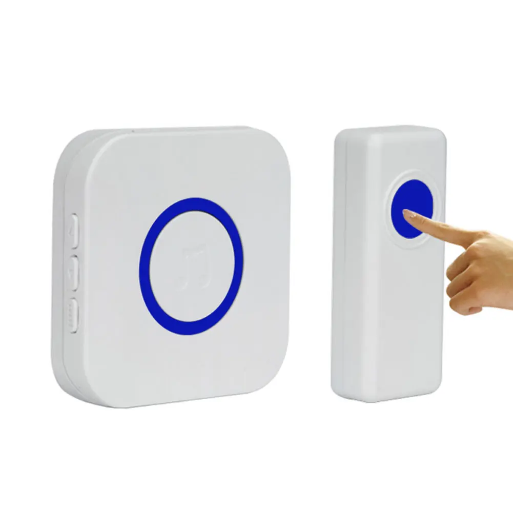 Twin Plug-in Home Portable Remote US Plug Cordless Wireless Doorbell Set Easy Install Music 52 Chimes Push Button Receiver
Twin Plug-in Home Portable Remote US Plug Cordless Wireless Doorbell Set Easy Install Music 52 Chimes Push Button Receiver