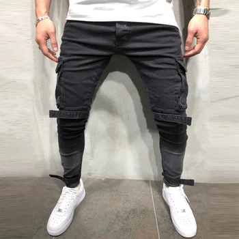 Skinny Fit Destroyed Blue Elastic Trendy Street Style Jeans Men's Classical Distressed Hip Hop personality male denim trousers
Skinny Fit Destroyed Blue Elastic Trendy Street Style Jeans Men's Classical Distressed Hip Hop personality male denim trousers