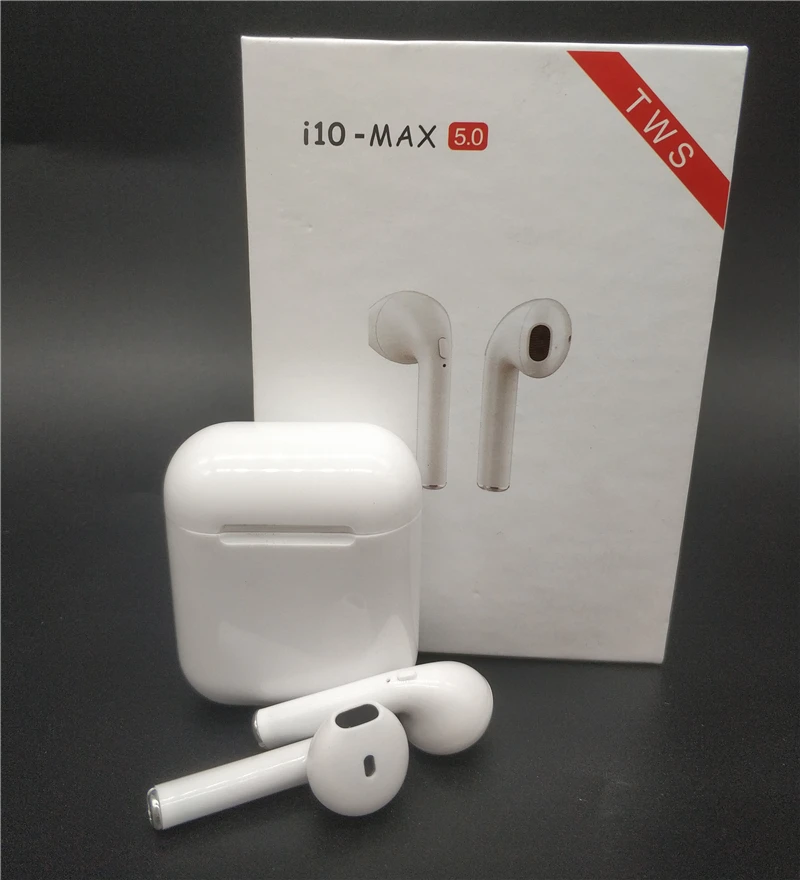 i10 Max tws Bluetooth 5.0 Earphones Wireless Earbuds Stereo MUsic Headphone With Mic For IPhone Xiaomi Mobile Android Ios Phones
i10 Max tws Bluetooth 5.0 Earphones Wireless Earbuds Stereo MUsic Headphone With Mic For IPhone Xiaomi Mobile Android Ios Phones