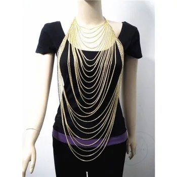 BeUrSelf Sexy Body Chain for Women Summer Beach Bikini Multilayered Bra Chain Punk Style Harness Women Jewelry
BeUrSelf Sexy Body Chain for Women Summer Beach Bikini Multilayered Bra Chain Punk Style Harness Women Jewelry