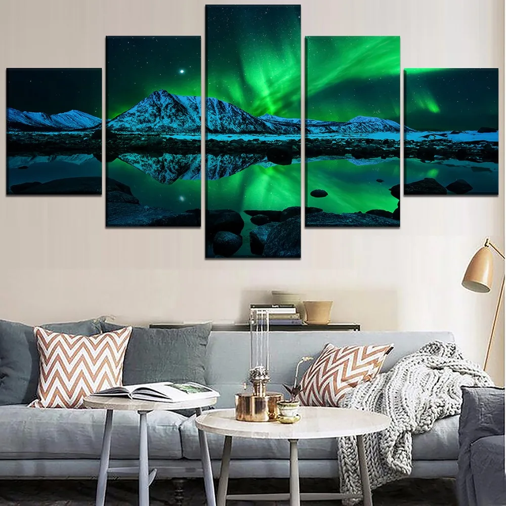 Natural Landscape Wall Art Canvas Painting 5 Piece HD Print Painting Painting Modern Decor Picture Poster Canvas Living Room
Natural Landscape Wall Art Canvas Painting 5 Piece HD Print Painting Painting Modern Decor Picture Poster Canvas Living Room