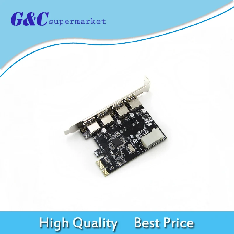 Usb 3.0 pci Expansion Card 4 port PCI-E to USB3.0 Computer Expansion Card pcie usb adapter with 4pin power interface for win 10
Usb 3.0 pci Expansion Card 4 port PCI-E to USB3.0 Computer Expansion Card pcie usb adapter with 4pin power interface for win 10