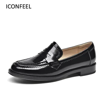 Penny Loafers In Women Shoes Genuine Leather Casual Damen Flats Chaussure Femme Calzado Mujer Mocassin Dress Zapatos Gothic
Penny Loafers In Women Shoes Genuine Leather Casual Damen Flats Chaussure Femme Calzado Mujer Mocassin Dress Zapatos Gothic