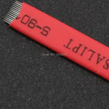 free shipping 100PCS Flat Needle red 14 pin Permanent Makeup Blade For Manual Eyebrow Tattoo Pen Microblading Embroidery
free shipping 100PCS Flat Needle red 14 pin Permanent Makeup Blade For Manual Eyebrow Tattoo Pen Microblading Embroidery