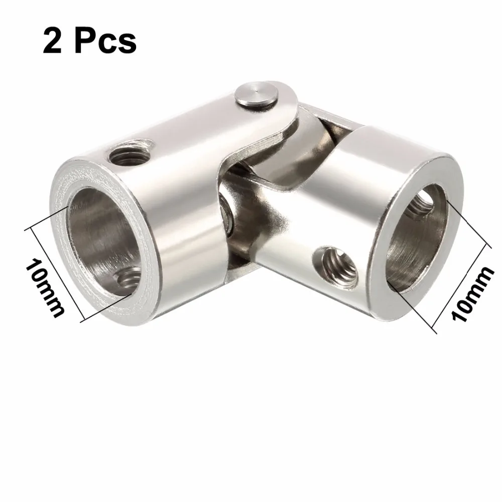 Uxcell 2PCS L35XD16 10mm to 10mm Inner Dia 1 Section Rotatable Universal Steering Stainless Steel Shaft U Joint Coupler DIY Toy
Uxcell 2PCS L35XD16 10mm to 10mm Inner Dia 1 Section Rotatable Universal Steering Stainless Steel Shaft U Joint Coupler DIY Toy