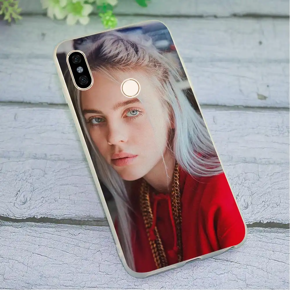 soft tpu silicone cover for xiaomi redmi 5a billie eilish phone