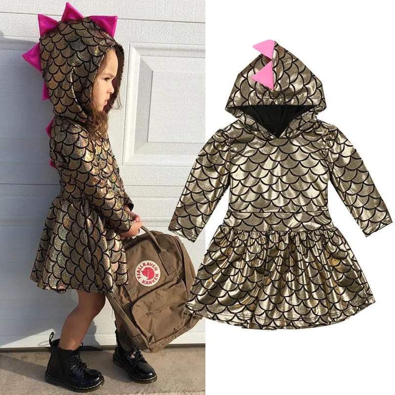 PUDCOCO Newest Hot Pop 2018 Cute Kids Little Mermaid Set Girl Princess Dinosaur Long Sleeve Hooded Dress Party Cosplay Costume
PUDCOCO Newest Hot Pop 2018 Cute Kids Little Mermaid Set Girl Princess Dinosaur Long Sleeve Hooded Dress Party Cosplay Costume