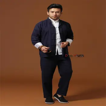 New Fashion Blue Chinese Men Kung fu Uniform Cotton Linen Tai Chi Wu Shu Suit Vintage Button Clothing M L XL XXL XXXL
New Fashion Blue Chinese Men Kung fu Uniform Cotton Linen Tai Chi Wu Shu Suit Vintage Button Clothing M L XL XXL XXXL