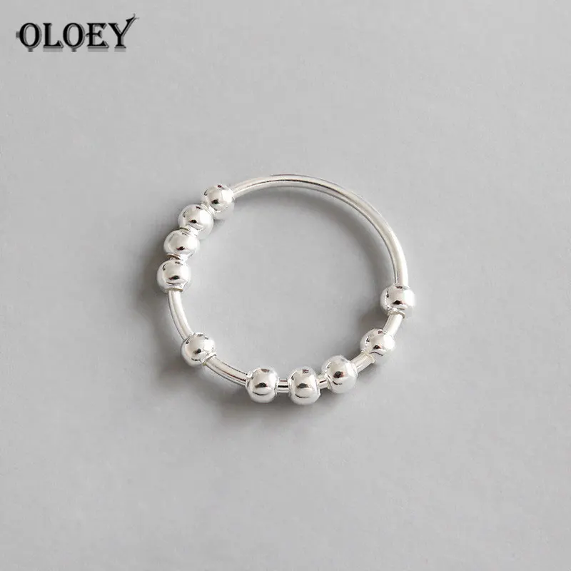 OLOEY 100% Real 925 Sterling Silver Finger Ring INS Simple Geometric String Of Beads Rings for Women Luxury Fine Jewelry YMR559
OLOEY 100% Real 925 Sterling Silver Finger Ring INS Simple Geometric String Of Beads Rings for Women Luxury Fine Jewelry YMR559