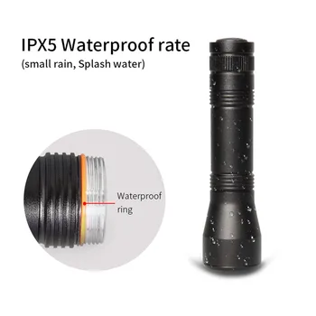 T6 Tactical Military LED Flashlight Torch Zoomable Torch Light LED Flashlight 5-Mode For 18650 Battery 1000 Lumens Aluminum
T6 Tactical Military LED Flashlight Torch Zoomable Torch Light LED Flashlight 5-Mode For 18650 Battery 1000 Lumens Aluminum
