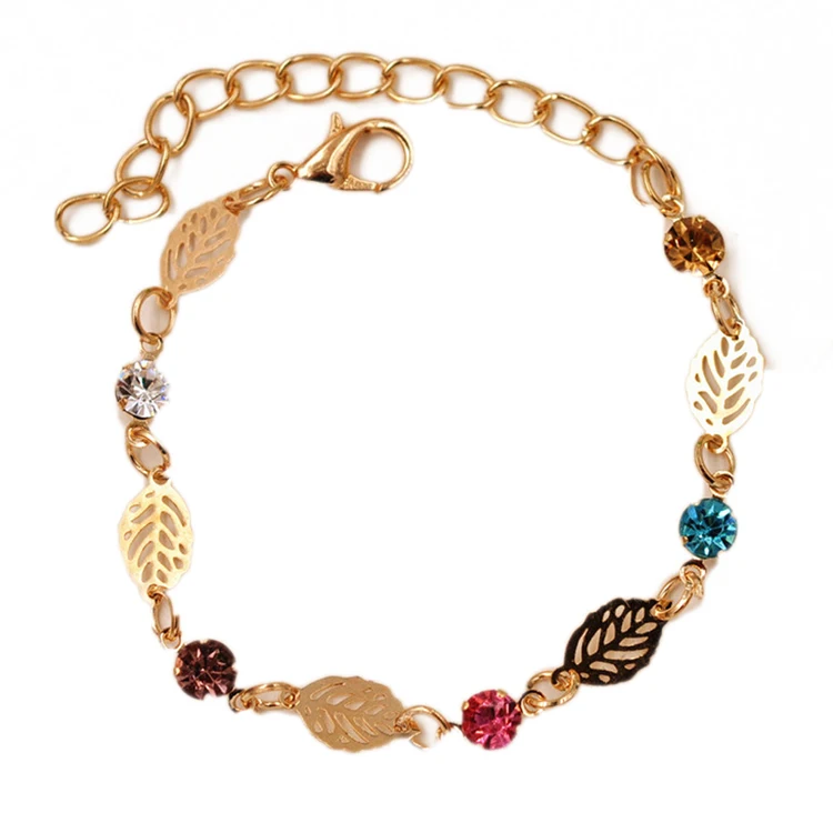 Alloy Leaves Pattern Woman Bracelets - Color Fashion Handmade Jewelry Accessories 
Alloy Leaves Pattern Woman Bracelets - Color Fashion Handmade Jewelry Accessories