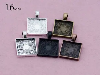 25 Pieces 16mm Square Pendant Setting, 16mm Glass Tray, Square Bezel Pendant Blank 5 colors Availabletheof 
25 Pieces 16mm Square Pendant Setting, 16mm Glass Tray, Square Bezel Pendant Blank 5 colors Availabletheof