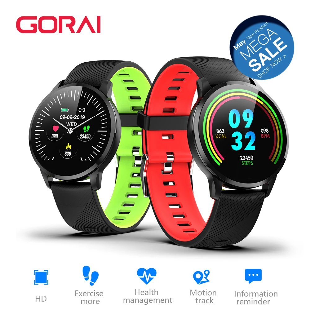Goral S16 Smart Watch 1.3inch OLED Color Screen Smartwatch women Fashion Fitness Tracker Heart Rate monitor Q8 Smartband
Goral S16 Smart Watch 1.3inch OLED Color Screen Smartwatch women Fashion Fitness Tracker Heart Rate monitor Q8 Smartband